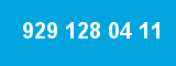 929 128 04 11